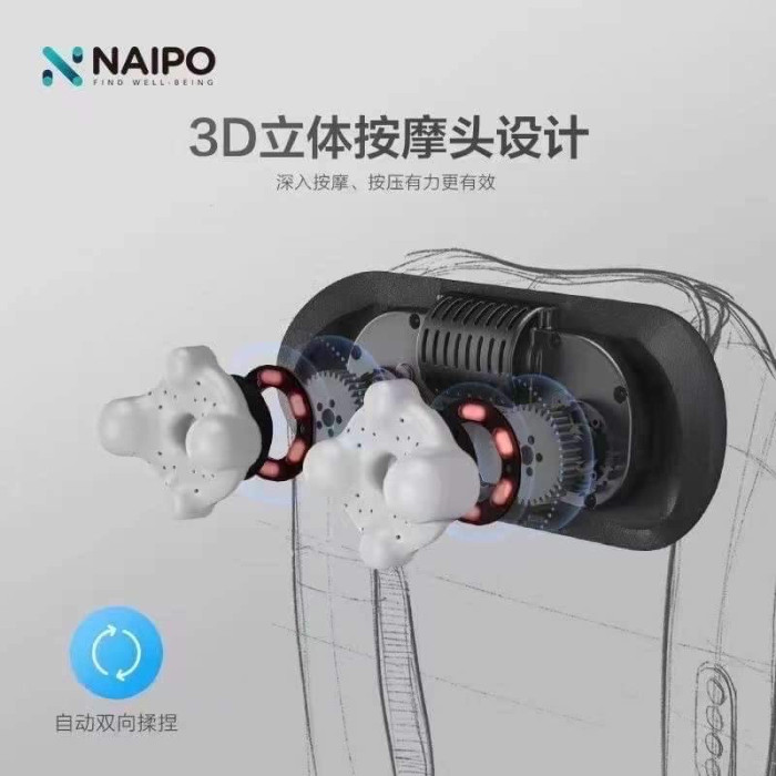 {Tặng bàn chải điện Xiaomi} Đai massager đa năng NAIPO MGS - 150DC ( BH 3 tháng )