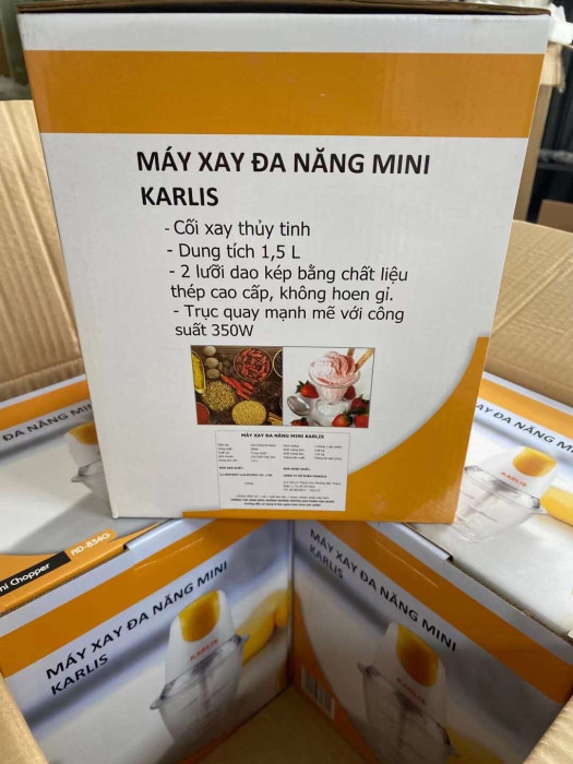 Máy xay đa năng KARLIS 1.5 Lít ( cối thuỷ tinh )