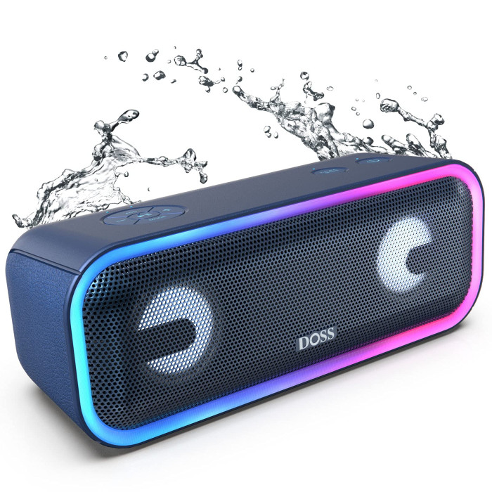 Loa bluetooth DOSS BT-20 chống nước,đèn RGB , 24w