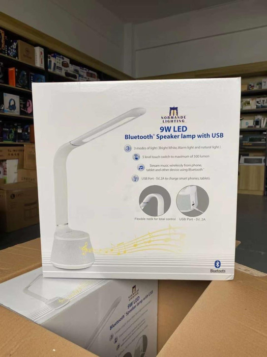 Đèn bàn kiêm Loa Bluetooth hãng Normande Lighting