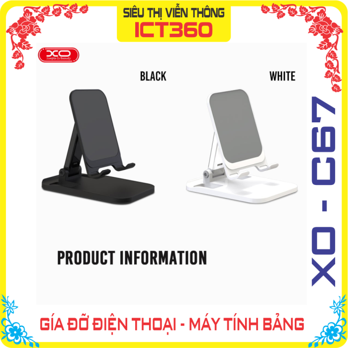 Giá Đỡ Điện Thoại Chính Hãng XO C67 / C46A (Giao Theo Ghi Chú Hoặc Ngẫu Nhiên)