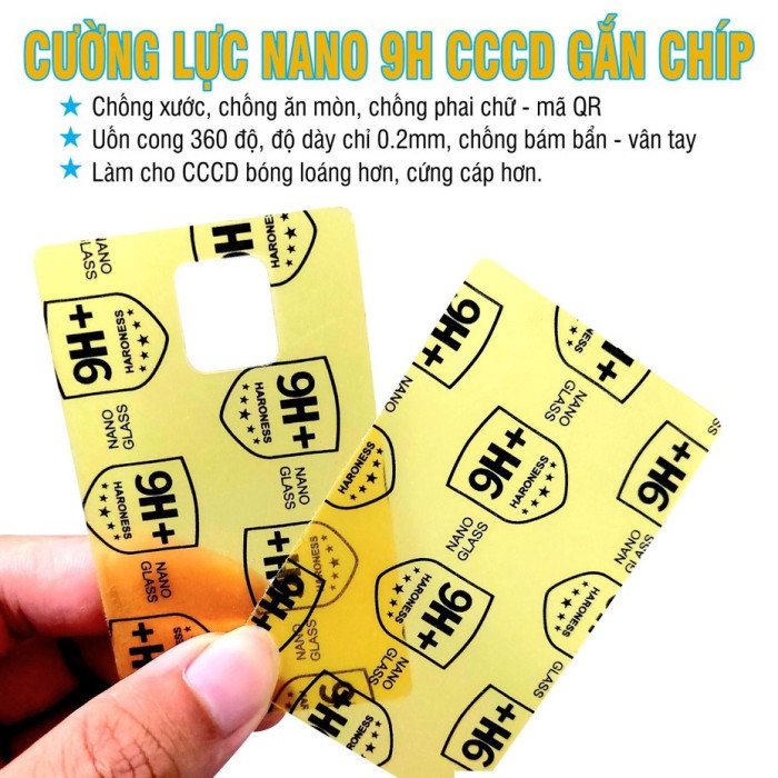 Combo 10 Bộ Dán CCCD, GPLX, Thẻ Học Sinh, Sinh Viên, Thẻ Cư Dân, Thẻ Thành Viên ....