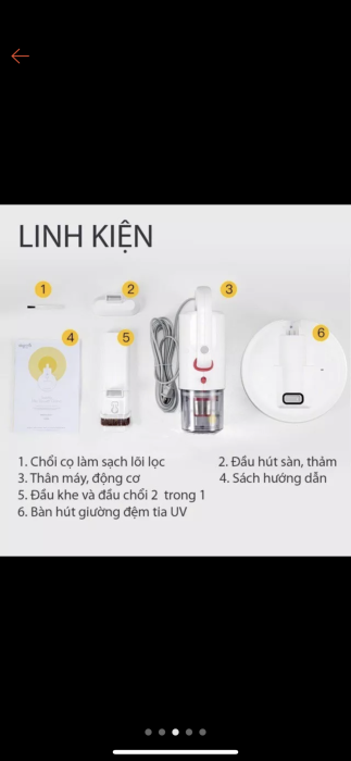 Máy Hút Bụi Cầm Tay Deerma CM1300