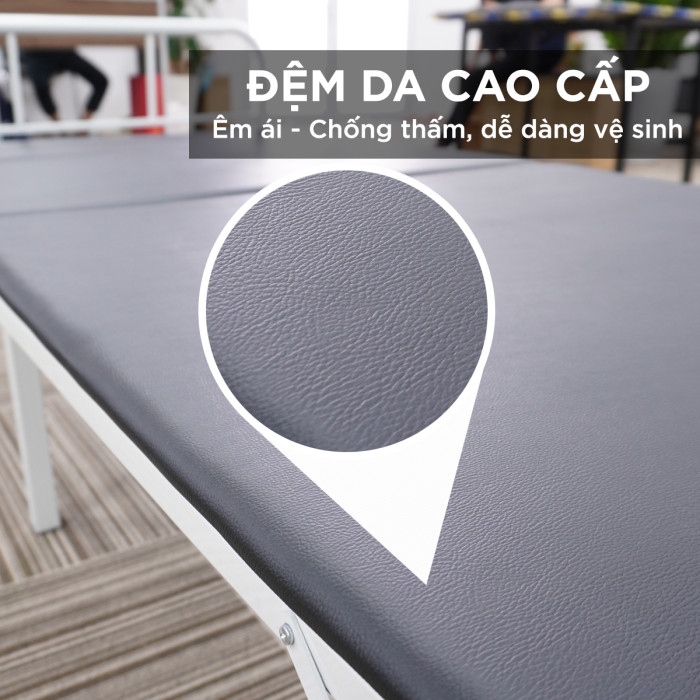 Giường Gấp Gọn Bọc Da Cao Cấp 70cm