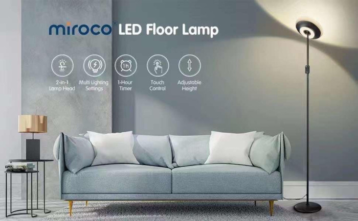 Đèn cây đứng Taotronics Micoro & Sympa trang trí , decor phòng , livestream