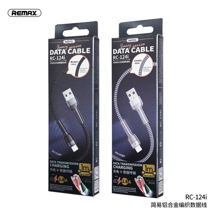 Cáp sạc REMAX Jany RC-124I (iPhone)