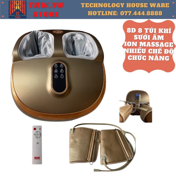 | THW | Massage mát xa chân 8D 8 Túi Khí luxury cao cấp độc quyền tại THW