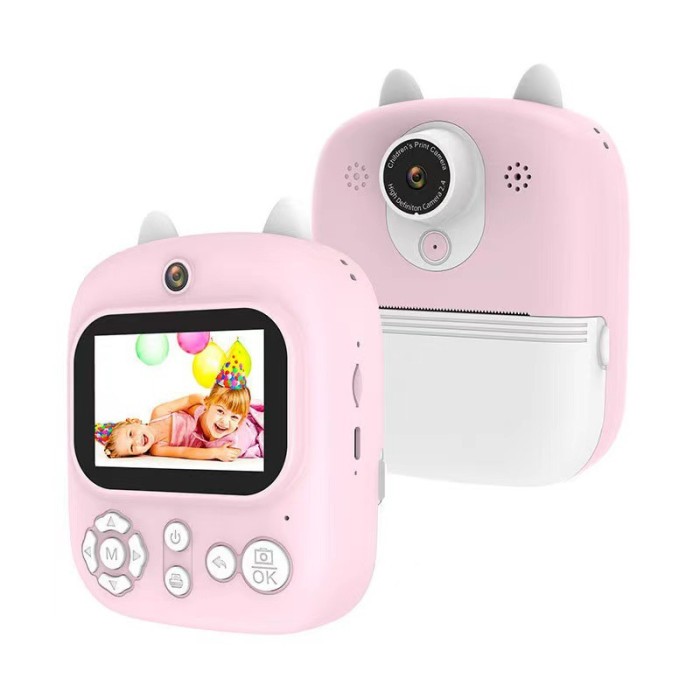 Máy ảnh trẻ em chụp lấy ngay P2 Instant print camera , in ảnh ra giấy K80