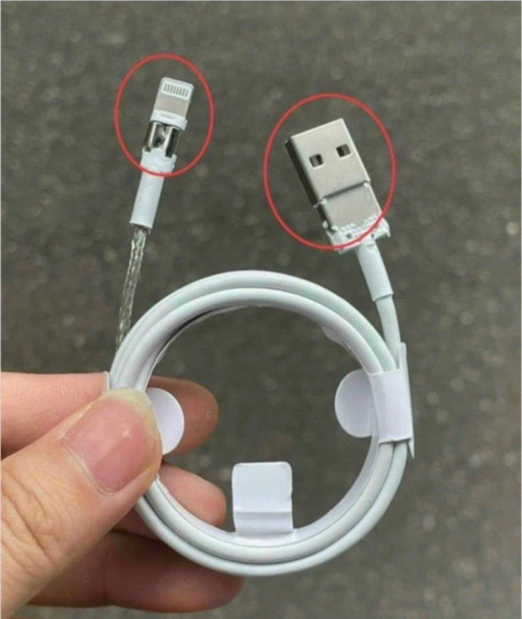 Cáp sạc iphone mã 6ic 1 đầu usb-a và 1 đầu lighining. Bảo Hành 6 Tháng đổi mới