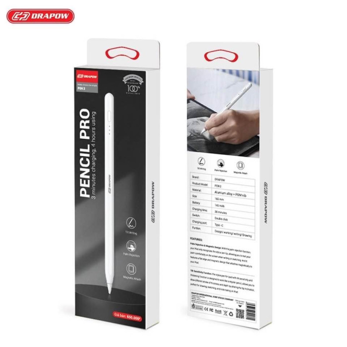 Bút cảm ứng Pencil Pro hãng Drapow PEN2