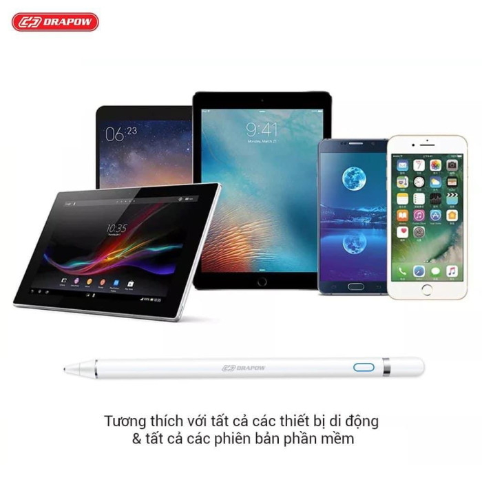 bút cảm ứng Drapow PEN1 , dùng cho mọi thiết bị , cả máy Android , Laptop cảm ứng , iPad , iPhone