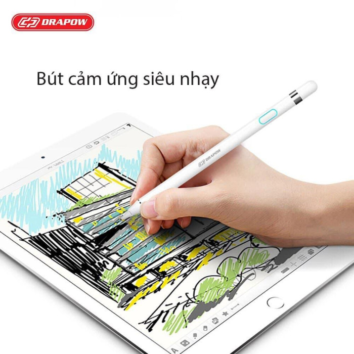 bút cảm ứng Drapow PEN1 , dùng cho mọi thiết bị , cả máy Android , Laptop cảm ứng , iPad , iPhone