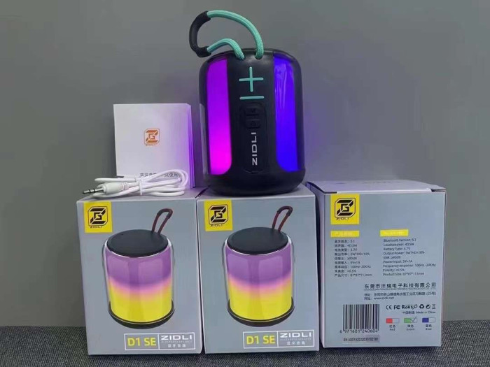 Loa Bluetooth hãng ZiDLi D1 SE - đèn RGB - âm thanh hay