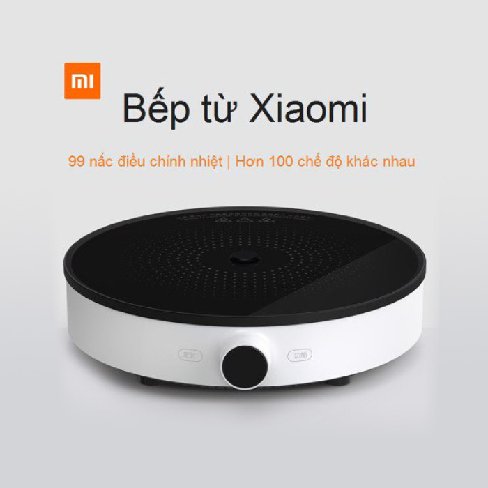 Bếp từ Xiaomi Youth Lite DCL002CM 9 mức nhiệt, Bếp điện từ Xiaomi thiết kế tinh thế dễ dàng sử dụng