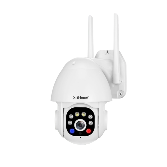 Camera wifi ngoài trời chống nước xoay 360 srihome 3.0MPX