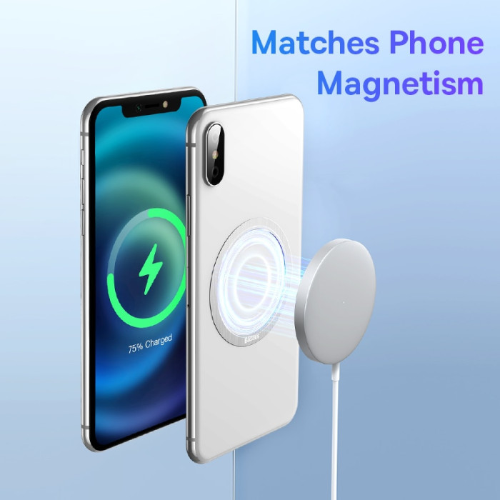 Vòng Kim Loại MagSafe Baseus Halo Series Magnetic Metal Ring cho iPhone 8~14 Series ( Bộ 2 miếng )