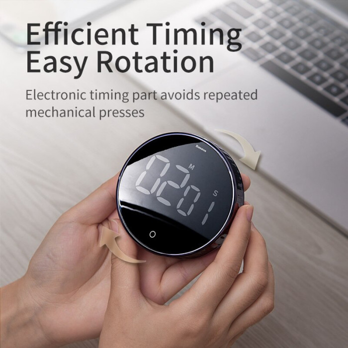 Đồng hộ hẹn giờ đếm ngược Baseus Heyo Rotation LED Countdown Timer