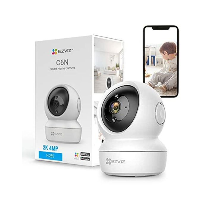 (Tặng Đèn Pin Đội đầu XO Giá 39K) Combo Camera EZViz C6N 4MP + Thẻ 64GB XO + Chân Đế Chữ L