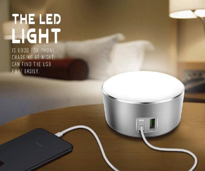 Đèn LED kèm sạc 2 cổng USB LDNIO A2208