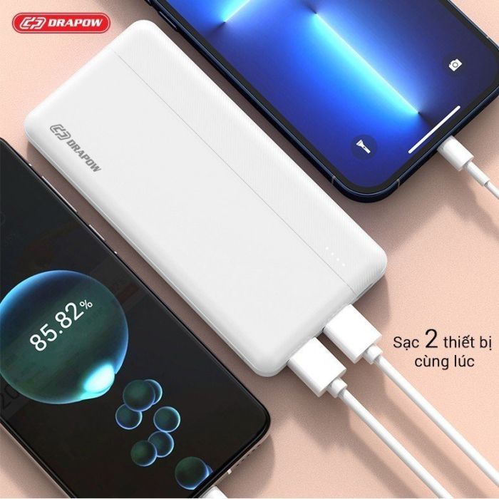 Pin sạc dự phòng 10.000mAh Drapow XP17