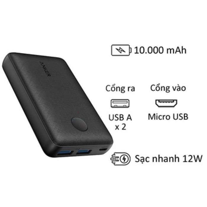 Sạc dự phòng Anker A1223 10000mah