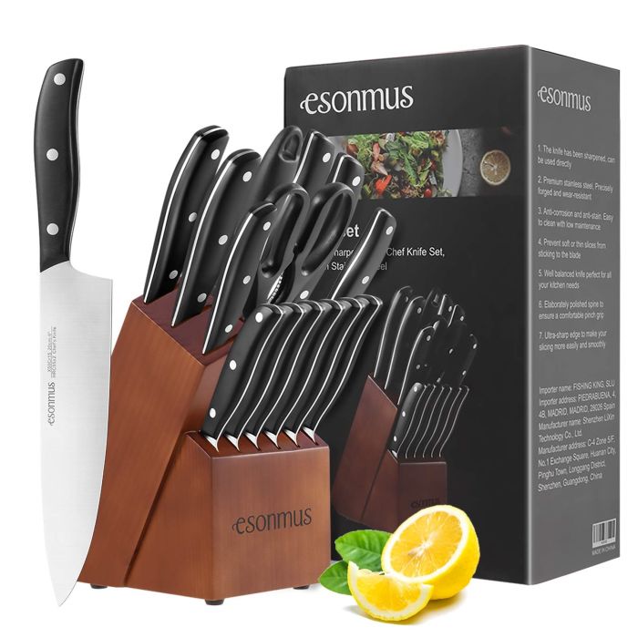 Bộ dao 15 món Esonmus Knife set cao cấp