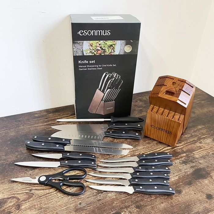 Bộ dao 15 món Esonmus Knife set cao cấp