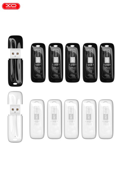 USB 3.0 Flash Disk 32 GB XO U30 (Đen/Trắng) - BH 6 Năm