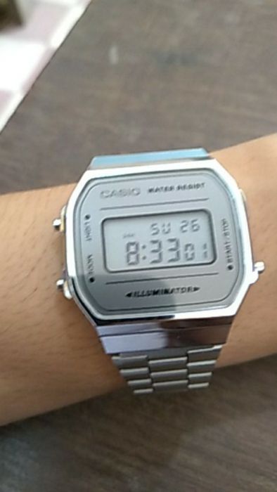 Đồng hồ Casio unisex A168 Fake cao cấp - Không rỉ, chống nước nhẹ