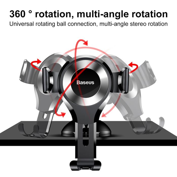 Bộ đế giữ điện thoại dùng trong xe hơi Baseus Osculum Type Gravity Car Mount (Hút chân không, Taplo)