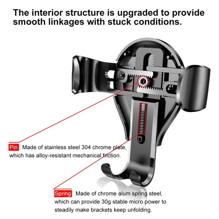 Bộ đế giữ điện thoại dùng trong xe hơi Baseus Osculum Type Gravity Car Mount (Hút chân không, Taplo)