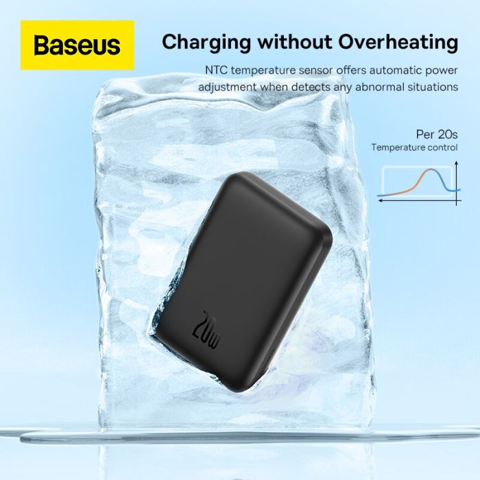 Pin Dự Phòng Không Dây Tích Hợp Nam Châm Baseus Magnetic Wireless Charging Power bank 10.000mAh 20w