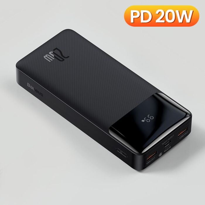 Pin sạc dự phòng Baseus Bipow Digital Display Power Bank 20w 10.000mAh