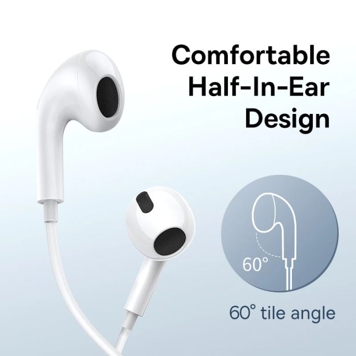 Tai Nghe Type-C Baseus Encok lateral in-ear Wired Earphone C17 Cho Smartphone & iPad Pro