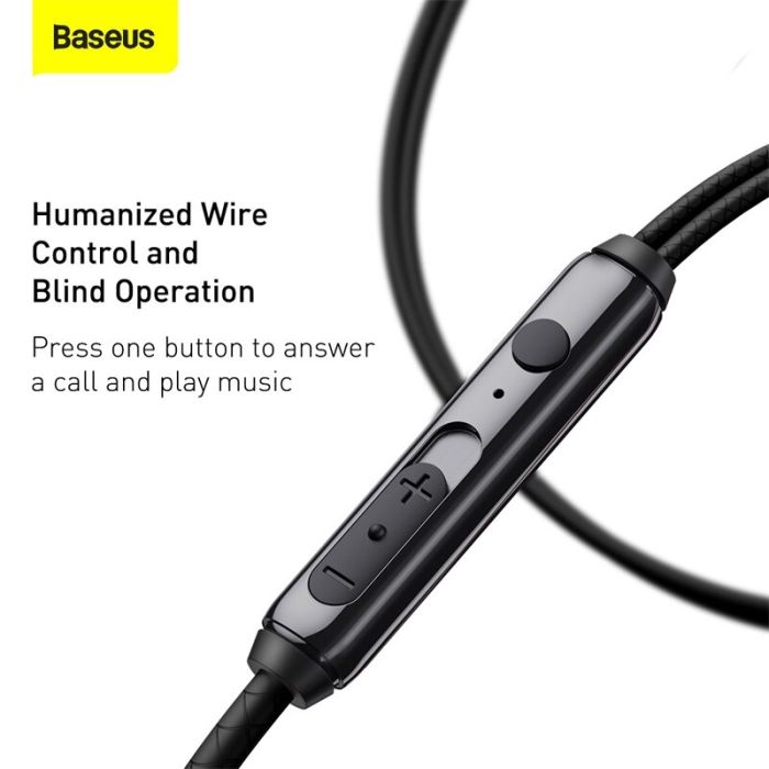 Tai nghe AUX 3.5mm Baseus Encok H19 Wired Earphone ( 6D surround, Deep Bass, with ECM )