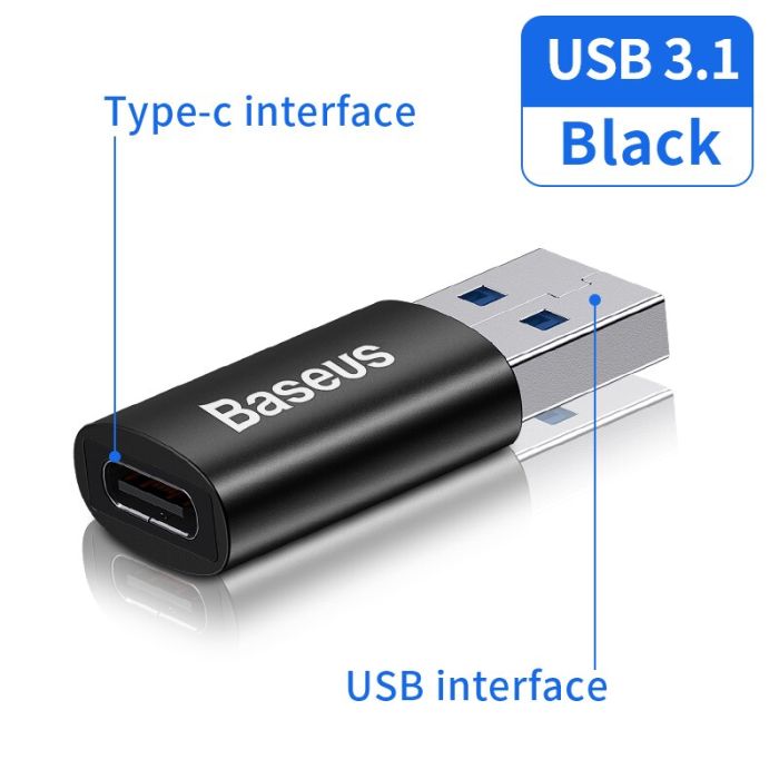 Đầu chuyển OTG Type C to USB 3.1 tốc độ cao 10Gbps Baseus Ingenuity Series Mini OTG Gen2