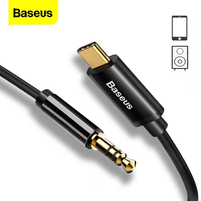 Cáp chuyển đổi type C sang jack 3.5 Baseus Cable Yiven Type-C male To 3.5 male Audio Cable M01