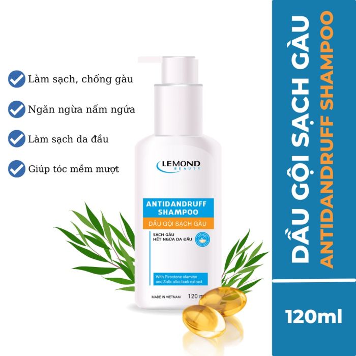 Dầu Gội Sạch Gàu Thế Hệ Mới ALFASEPT LEMOND Giúp Hết Gàu Ngứa, Dưỡng Ẩm Tóc Và Da Đầu