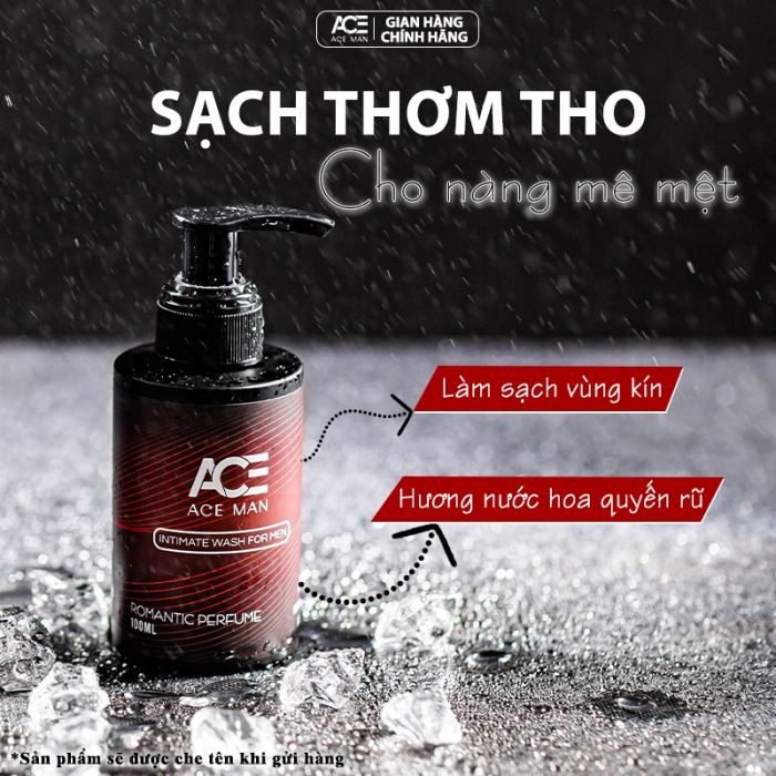 Dung dịch vệ sinh nam ACEMAN 100ml hương nước hoa cao cấp