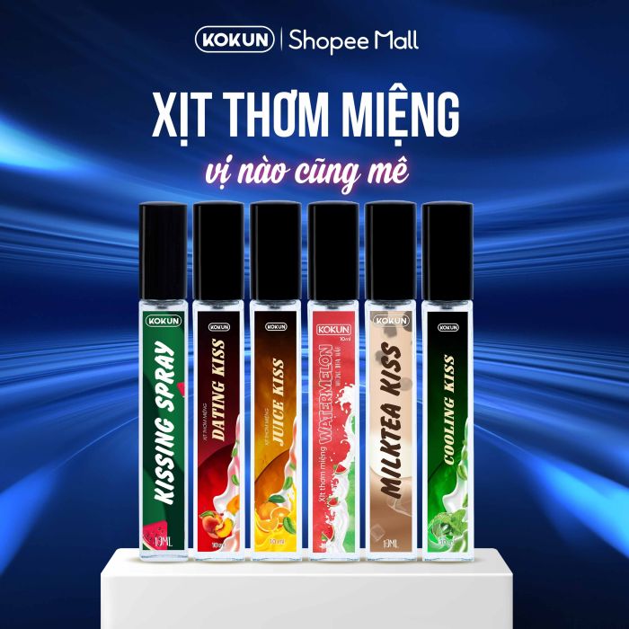 Xịt Thơm Miệng Kokun Dating Kiss 10ml Chính Hãng