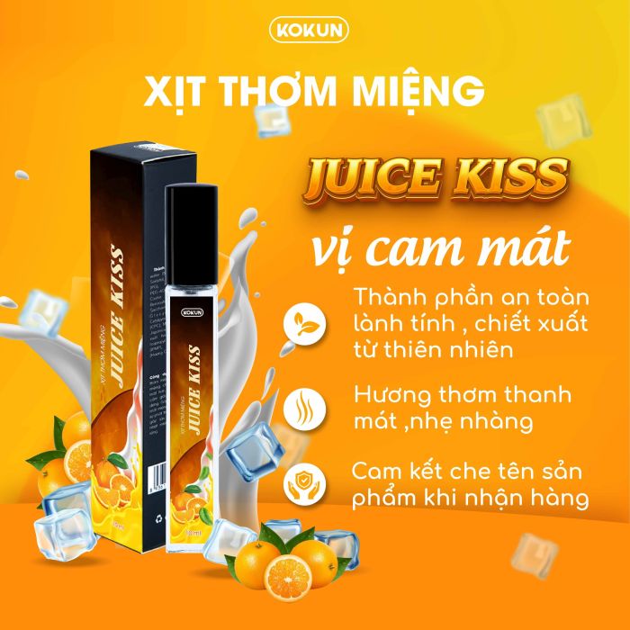 Xịt Thơm Miệng Kokun Dating Kiss 10ml Chính Hãng