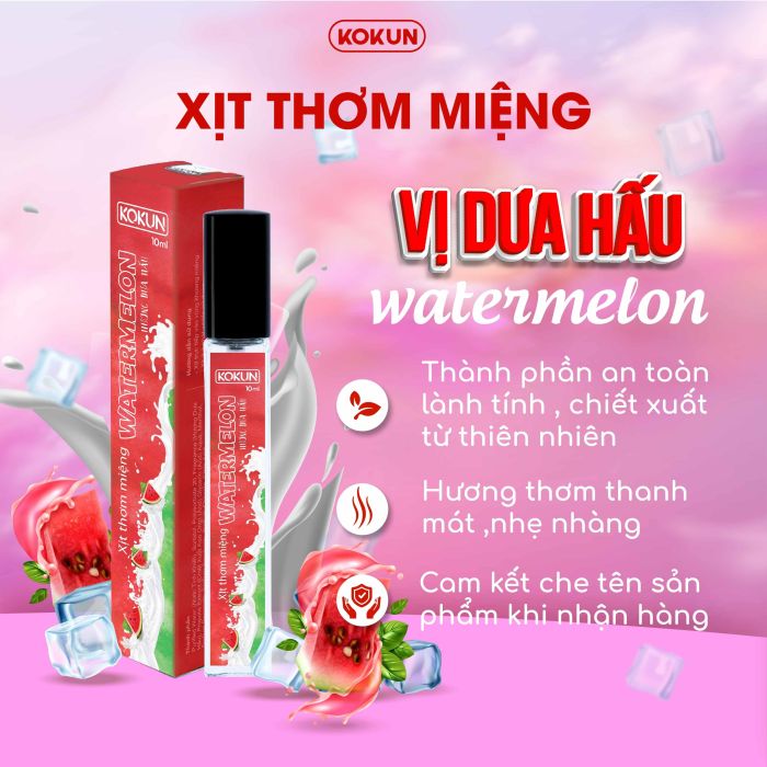 Xịt Thơm Miệng Kokun Dating Kiss 10ml Chính Hãng