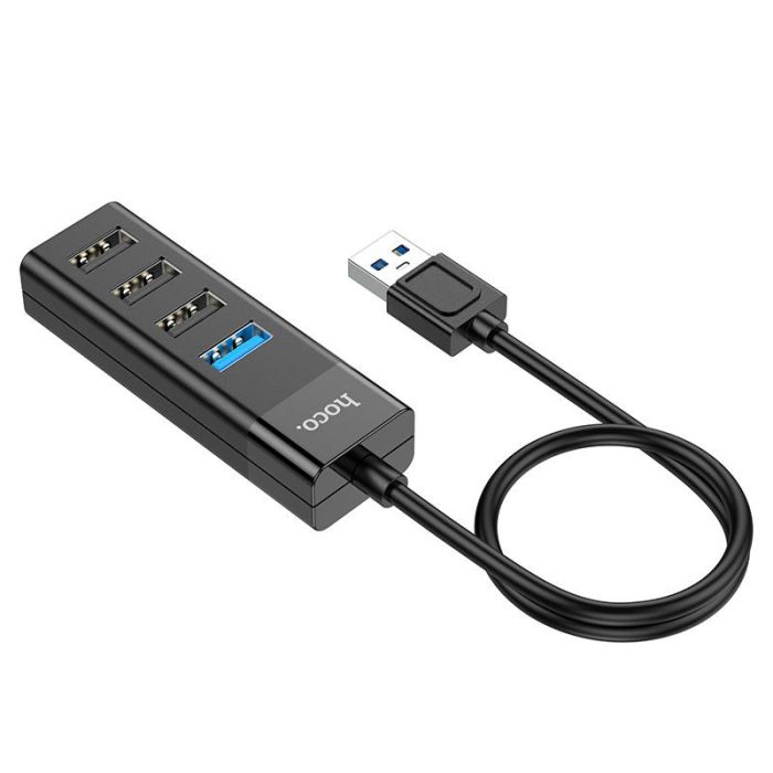 Bộ chia Hub Chia 4 Cổng USB 3.0 - 2.0 - Dây dài 17cm tốc độ cao Bảo hành chính hãng