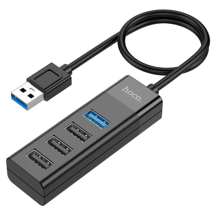 Bộ chia Hub Chia 4 Cổng USB 3.0 - 2.0 - Dây dài 17cm tốc độ cao Bảo hành chính hãng