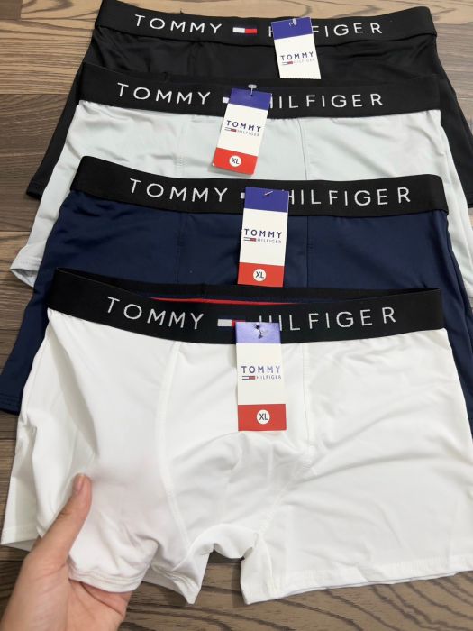 Set 4 quần lót TOMMY HILFIGER cạp thêu ( FAKE Cao cấp )