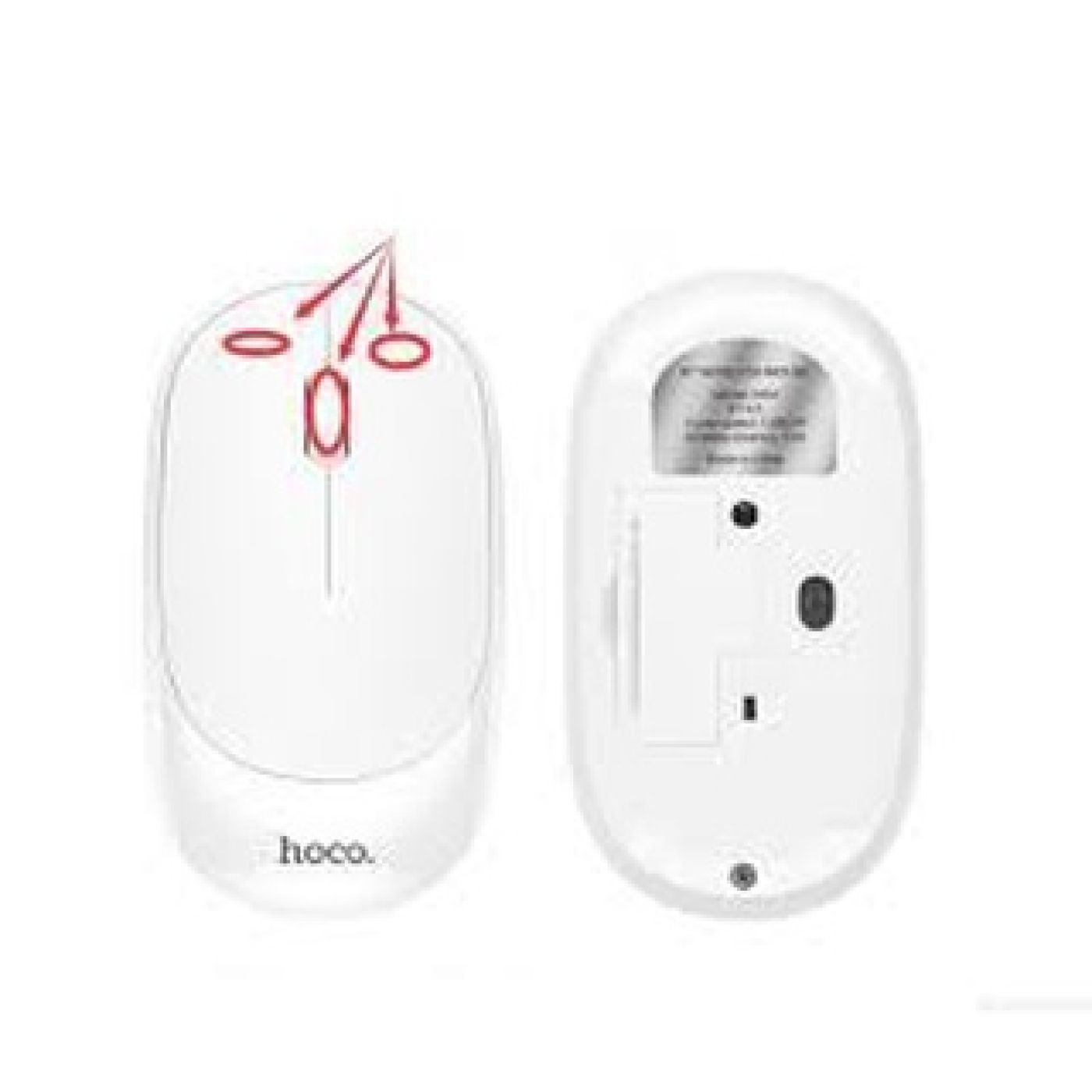 Chuột không dây cho máy tính bàn, máy tính xách tay.. hoco DI04 - Bluetooth 4.0 Hàng Chính Hãng