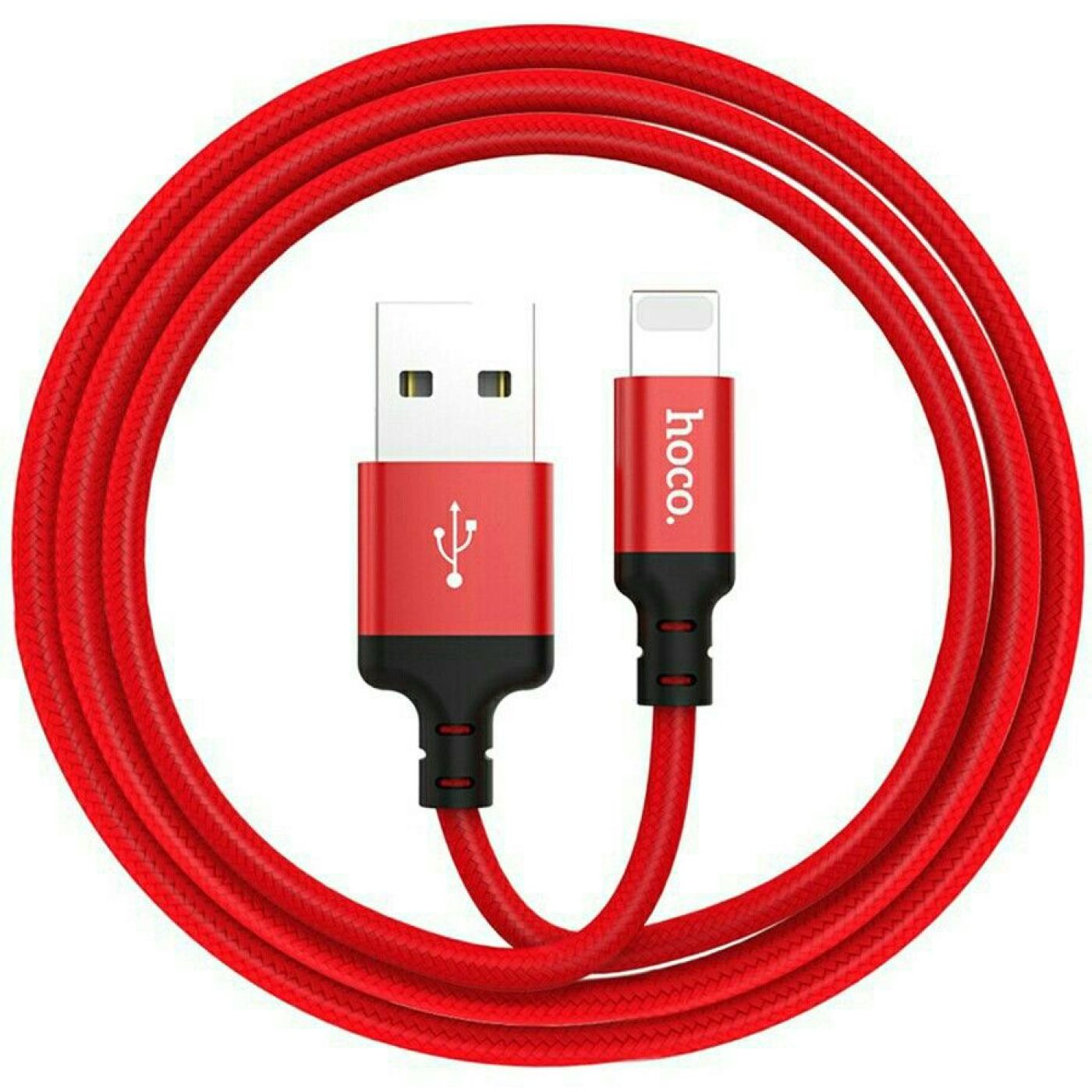 Dây cáp sạc siêu bền, truyền dữ liệu USB sang chân ai phôn lightning hoco X14 dây dài 2m