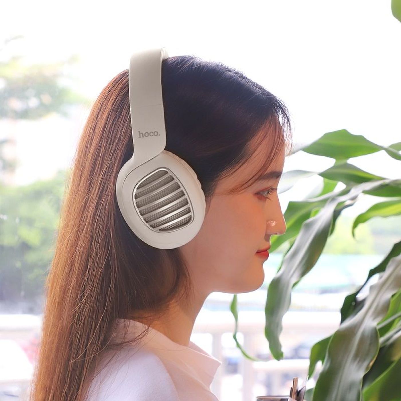 Tai nghe Bluetooth không dây âm thanh sống động, không đau tai, có khe cắm thẻ nhớ Hoco W23 bảo hành