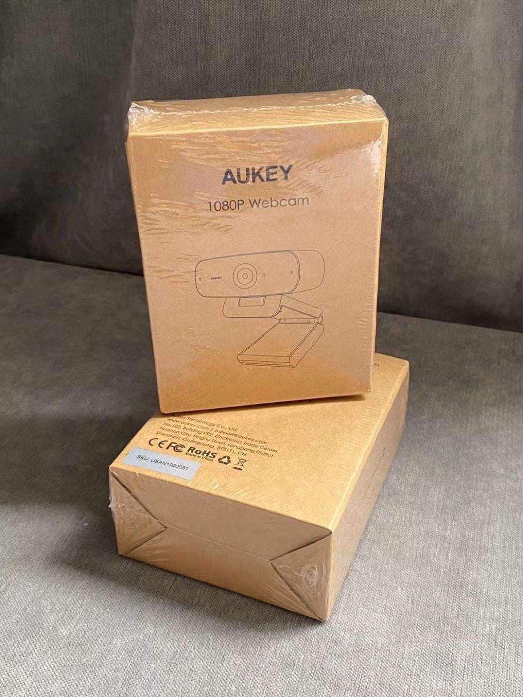 Webcam AUKEY W3 (Đức) Full HD 1080P với Micro kép đầu USB