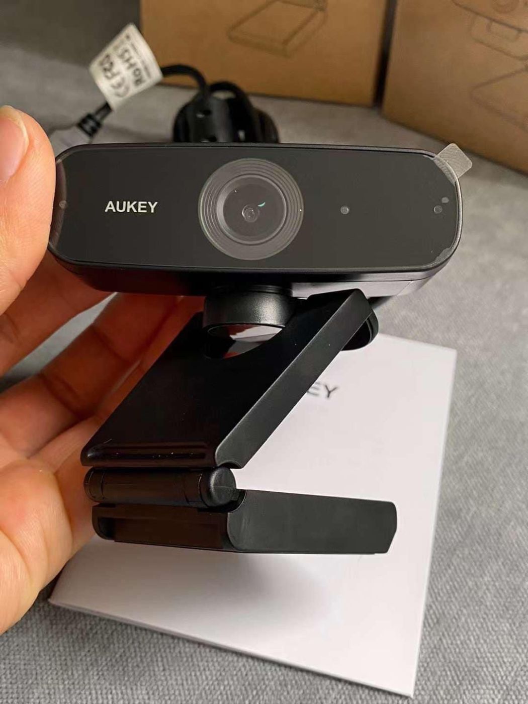 Webcam AUKEY W3 (Đức) Full HD 1080P với Micro kép đầu USB